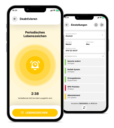 Mobile-only Safety für Alleinarbeiter